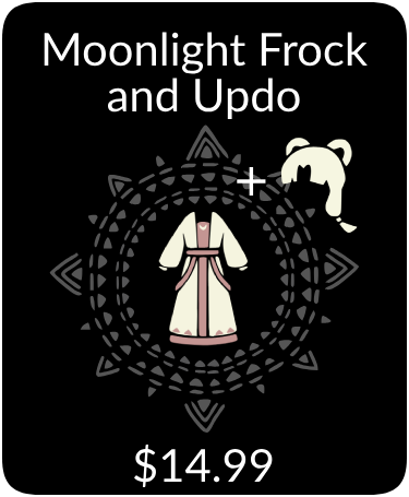 Moonlight Frock and Updo