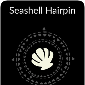 Summer Seashell Hairpin