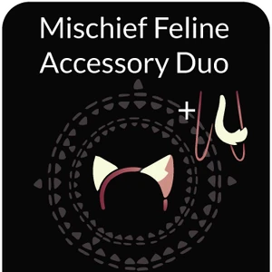 Mischief Feline Accessory Duo